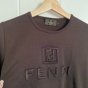Fendi Block Letter Longsleeve Shirt